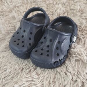 Kids Navy Clogs, Crocs.